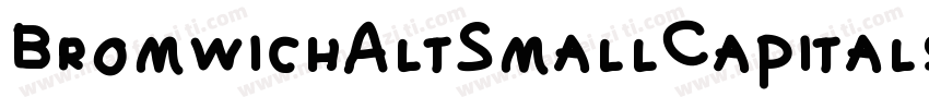 BromwichAltSmallCapitals Boldr字体转换